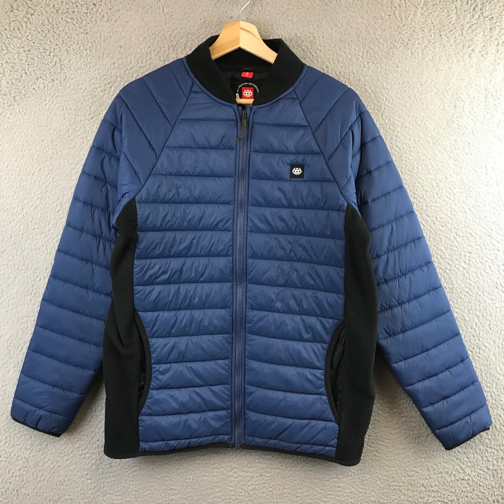 686 Smarty Liner Puffer Jacket Men Small Ski Snowboard Thermal Insulated‎ Zip
